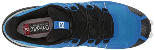 Salomon Speedcross 5 Trail Running Shoes for Men, Skydiver/Black/White, 11