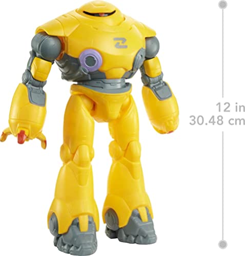 Mattel Lightyear Toys 12-in Scale Action Figure, Zyclops Robot with 11 Movable Joints, Movie Collectible