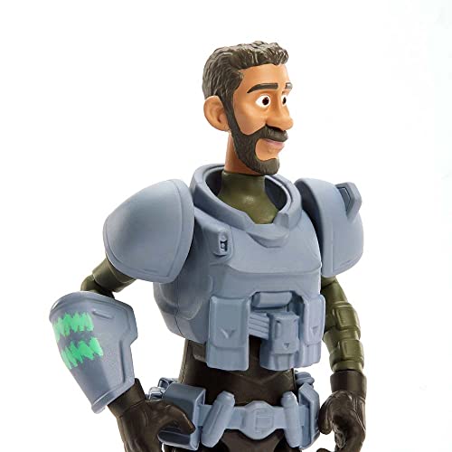 Mattel Lightyear Toys Jr. Zap Patrol Mo Morrison Action Figure, 10 Points of Articulation & Accessories, 5-in Scale