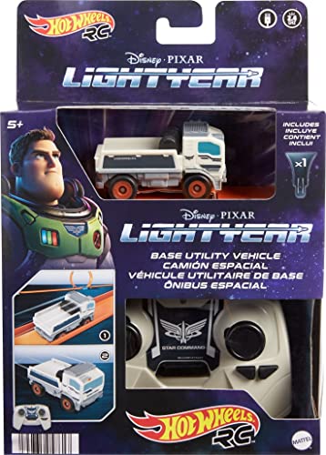 Hot Wheels Rc Disney and Pixar Lightyear Buzz's Truck, 1:64 Scale Remote-Control Toy Truck Inspired by the Movie