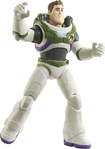 Mattel Lightyear Toys Buzz Large-Scale Action Figure, Space Ranger Alpha with Accessories, 12 Moving Joints, 12 Inch