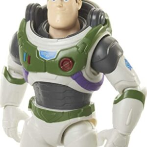 Mattel Lightyear Toys Buzz Large-Scale Action Figure, Space Ranger Alpha with Accessories, 12 Moving Joints, 12 Inch