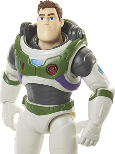 Mattel Lightyear Toys Buzz Large-Scale Action Figure, Space Ranger Alpha with Accessories, 12 Moving Joints, 12 Inch