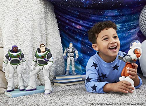 Mattel Lightyear Toys Buzz Large-Scale Action Figure, Space Ranger Alpha with Accessories, 12 Moving Joints, 12 Inch