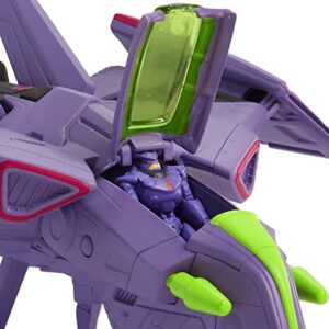 Mattel Lightyear Toys Hyperspeed Series Zurg Fighter Ship 9.25 Inches Long Authentic Detail, with Zurg Figure 2.25 Inches Tall, Fan Gift Ages 4 Years & Up