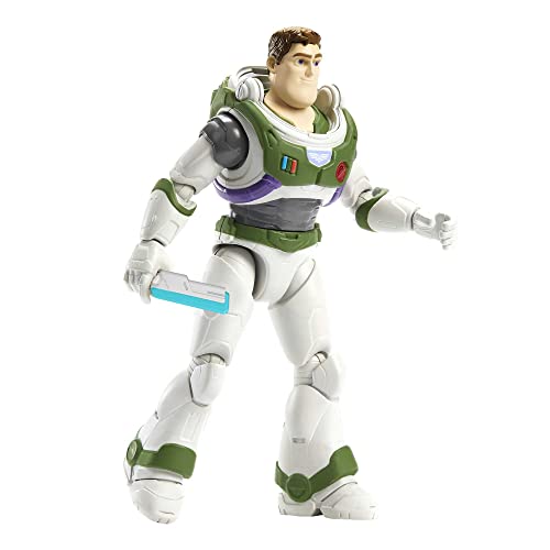 Disney Pixar Lightyear Space Ranger Alpha Buzz Lightyear Figure, Authentic Action Figure 5 Inches tall with 12 Posable Joints, Laser Blade, 4 Years & Up