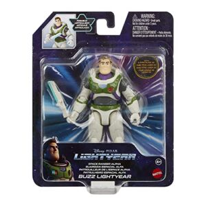 Disney Pixar Lightyear Space Ranger Alpha Buzz Lightyear Figure, Authentic Action Figure 5 Inches tall with 12 Posable Joints, Laser Blade, 4 Years & Up