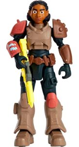 mattel lightyear toys jr. zap patrol izzy hawthorne action figure, 12 points of articulation & accessories, 5-in scale