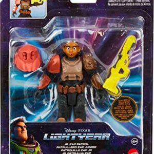 Mattel Lightyear Toys Jr. Zap Patrol Izzy Hawthorne Action Figure, 12 Points of Articulation & Accessories, 5-in Scale