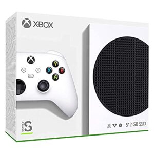 Microsoft Xbox Series S 512GB Game All-Digital Console + 1 Xbox Wireless1 Controller, White - 1440p Gaming Resolution, 4K Streaming Media Playback, WiFi (Renewed)