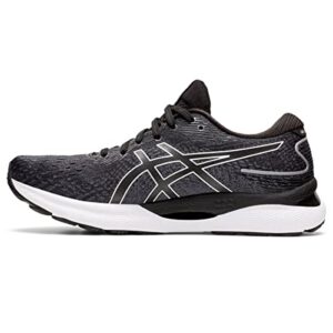 asics men's gel-nimbus 24 running shoes, 13, black/white
