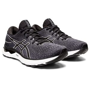 ASICS Men's Gel-Nimbus 24 Running Shoes, 13, Black/White