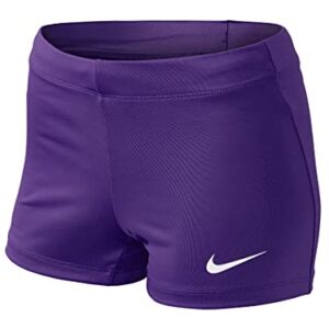 Nike Womens Dri FIT Stock 3'' Compression Shorts (Medium, Purple)