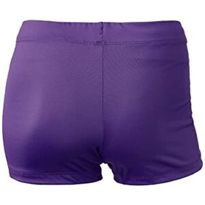 Nike Womens Dri FIT Stock 3'' Compression Shorts (Medium, Purple)