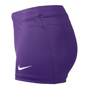 Nike Womens Dri FIT Stock 3'' Compression Shorts (Medium, Purple)