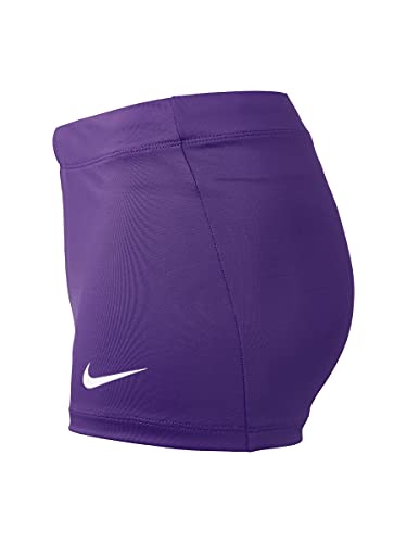 Nike Womens Dri FIT Stock 3'' Compression Shorts (Medium, Purple)