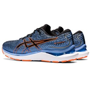 ASICS Men's Gel-Cumulus 24 Running Shoes, 11.5, Black/Shocking Orange