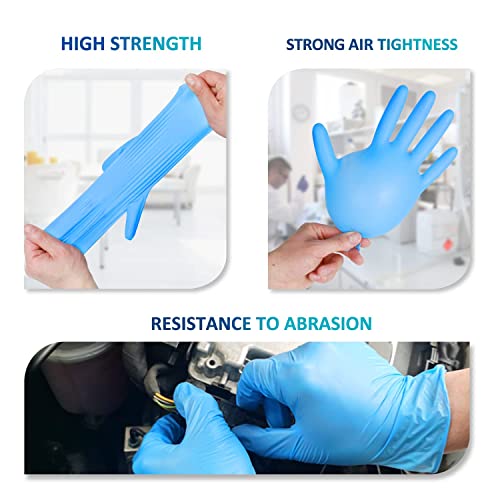 PROMEDIX P Nitrile Gloves, 4mil-100 Count, Gloves Disposable Latex Free, Disposable Gloves for Household, Food safe