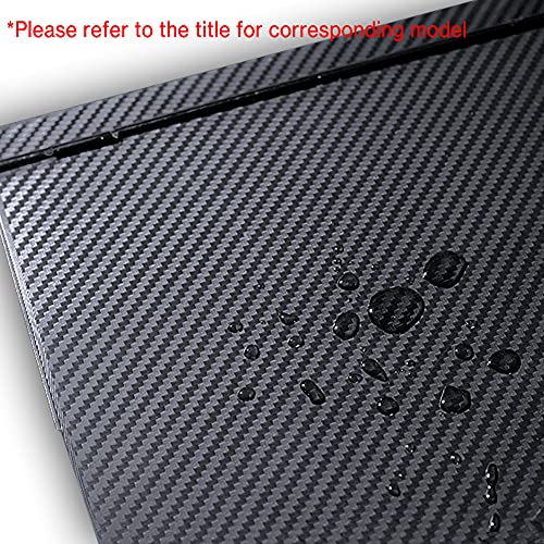 Synvy [2 Pack] Back Protector Film, compatible with Dell Alienware Area-51m R1 2019 17.3" Black Carbon TPU Guard Skin Sticker [ Not Front Tempered Glass Screen Protectors ]