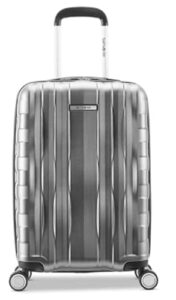 samsonite ziplite 5 hardside spinner luggage - 20" carryon (silver oxide)