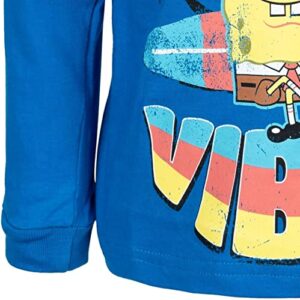 SpongeBob SquarePants Patrick Squidward Little Boys 2 Pack T-Shirts Blue/Black 7-8