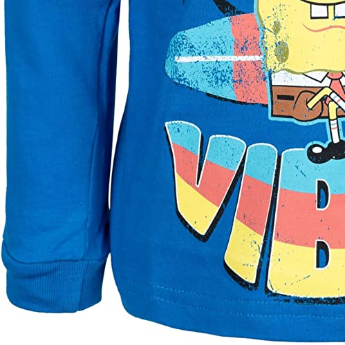 SpongeBob SquarePants Patrick Squidward Little Boys 2 Pack T-Shirts Blue/Black 4