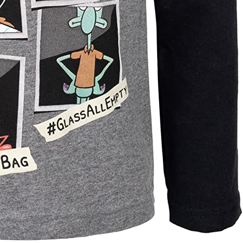 SpongeBob SquarePants Patrick Squidward Little Boys 2 Pack T-Shirts Blue/Black 4