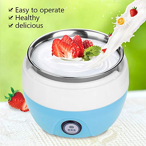 Automatic Yogurt Maker, Ice Cream Maker Household 1L for Home(blue, pink)