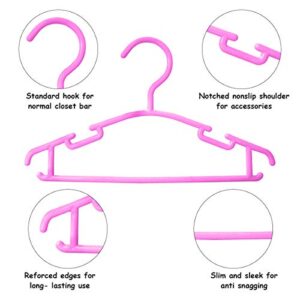 GoodtoU 60Pack Baby Clothes Hangers for Closet Plastic Small Kids Hangers Childrens Nursery Hangers Infant Hangers for Closet