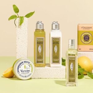 L'Occitane Verbena Shower Gel: Refreshing Lemon Scent, Invigorate the Senses, Organic Verbena Extract From Provence, Gently Cleanses, Vegan, Artisanal