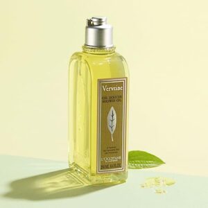 L'Occitane Verbena Shower Gel: Refreshing Lemon Scent, Invigorate the Senses, Organic Verbena Extract From Provence, Gently Cleanses, Vegan, Artisanal