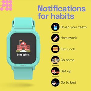 Cubitt Jr Smart Watch Fitness Tracker for Kids and Teens, with 24h Body Temperature, Games, Step Counter, Sleep Monitor, Heart Rate Monitor, Activity Tracker, 1.4" Touch Screen, Waterproof