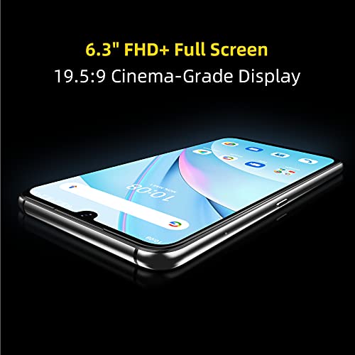UMIDIGI A9 Pro Cell Phone (8GB+128GB), 6.3" FHD+ Full Screen Unlocked Smartphone with 4150mAh Battery + 48MP AI Quad Camera - LTE Dual 4G SIM Android 11 Phone (8+128G, Onyx Black)