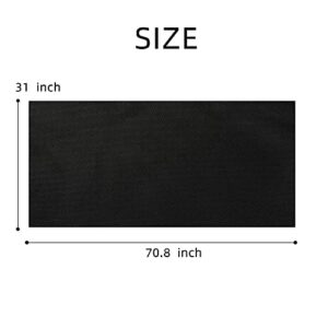 20 PCS Thick Massage Table Sheets Sets Disposable SPA Bed Sheets Non Woven Fabric Lash Bed Cover 31" X 70" Black