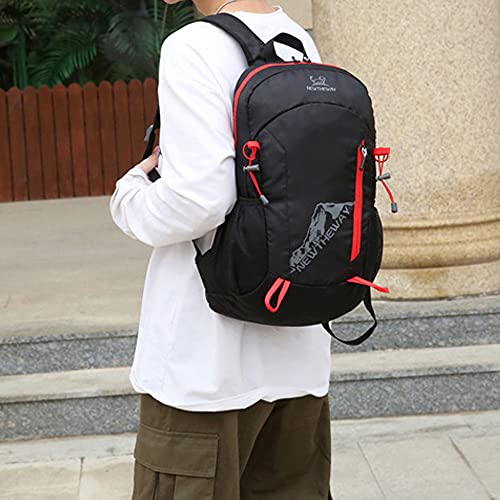 EaglePigeon Foldable Backpack Waterproof Backpack Lightweight Backpack Hiking Backpack Travel Backpack 20L Daypack (Black)