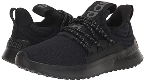 adidas Men's Lite Racer Adapt 5.0 Running Shoe, Black/Black/Grey, 10.5