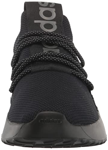 adidas Men's Lite Racer Adapt 5.0 Running Shoe, Black/Black/Grey, 10.5