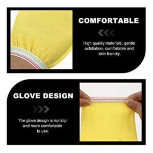 Body Scrubber Glove 25pcs Exfoliating Gloves Disposable Shower Gloves Back Scraping Mitt Adult Dead Skin Shower Cleaning Mitten Gloves for Men Women Skin Exfoliating Brush