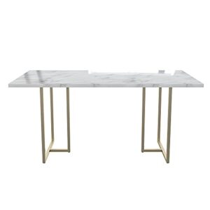 CosmoLiving by Cosmopolitan Astor Dining Table, 64 in x 36 in x 30 in, White