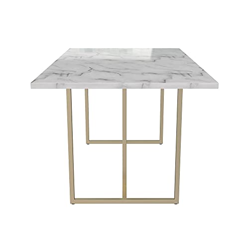 CosmoLiving by Cosmopolitan Astor Dining Table, 64 in x 36 in x 30 in, White