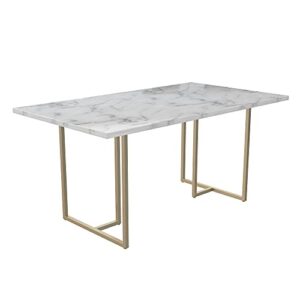 CosmoLiving by Cosmopolitan Astor Dining Table, 64 in x 36 in x 30 in, White