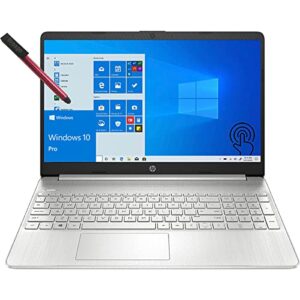 hp 15 15.6" fhd touchscreen windows 10 pro business laptop computer, amd ryzen 7 4700u octa-core up to 4.1ghz (beats i7-10510u), 64gb ddr4 ram, 2tb pcie ssd, ac wifi, usb type-c, 64gb flash stylus