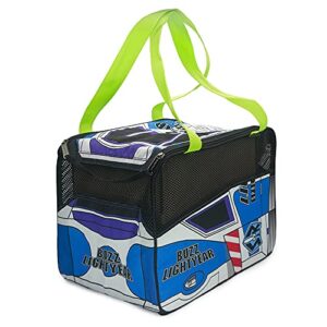 buckle-down disney, toy story, buzz lightyear spaceship bag, pet carrier, polyester canvas, (ipc-dyans)