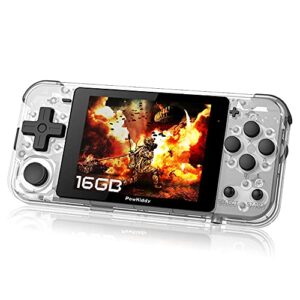 q90 handheld game console 3 inch retro handheld video games consoles built-in classic games rechargeable battery portable style hand held game consoles system transparent