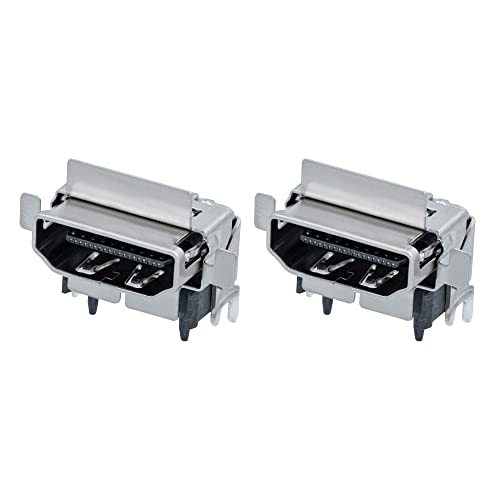 Wigearss HDMI Out Port Socket Connector for Xbox One S Console(2 packs)