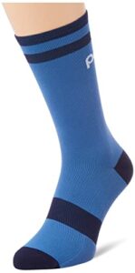 poc lure mtb sock long apparel opal blue/turmaline navy med