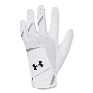 under armour boys iso-chill golf glove jr. , white (100) , right hand youth large