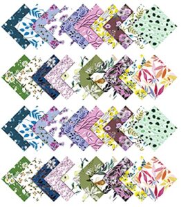 print precut 5-inch cotton fabric quilting squares charm pack diy patchwork sewing craft-