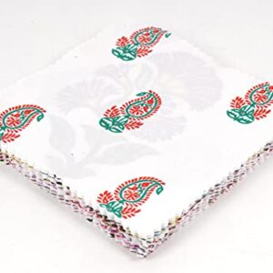 Print Precut 5-inch Cotton Fabric Quilting Squares Charm Pack DIY Patchwork Sewing Craft-