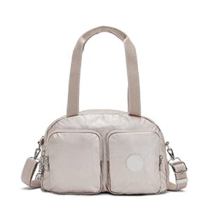 kipling womens women's cool defea shoulder bag, metallic glow, 13 l x 8.75 h 5 d us